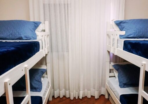 Suite Azul Marinho – Quádrupla – Andar superior – R$150~300